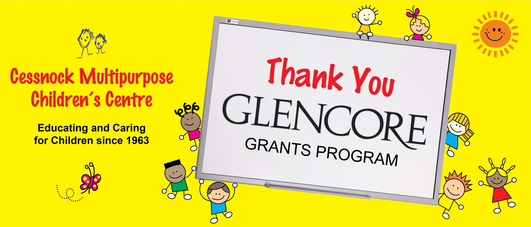 Glencore Interactive Board Thank you - OOSH